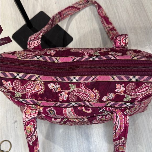 Vera Bradley Pink Paisley Tote and Wallet Set with Vera Bradley Keychain - Picture 8 of 11
